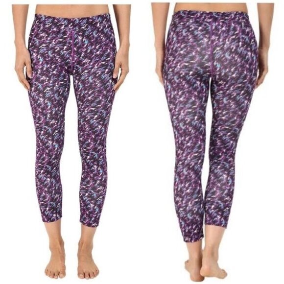 Nike Dri Fit Pronto Essentials Leggings Multicolor Confetti Activewear Sz S - Picture 1 of 12